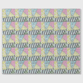 Abstracte drie: handgetekende achtergrondkunst. cadeaupapier (Vlak)