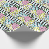 Abstracte drie: handgetekende achtergrondkunst. cadeaupapier (Hoek)
