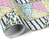 Abstracte drie: handgetekende achtergrondkunst. cadeaupapier (Rol Hoek)