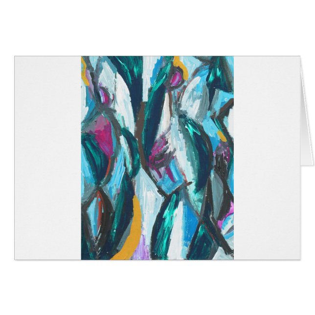 Abstracte drie races (abstract expressionisme) (Voorkant Horizontaal)