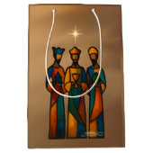 Abstracte Drie Wijzen Medium Cadeauzakje (Voorkant)