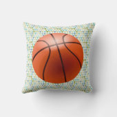 Abstracte driehoek - geboortenrecord voor Basketba Kussen (Achterkant)