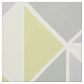 Abstracte driehoek geel en grijs weefsel stof (Swatch)