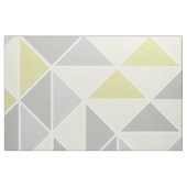 Abstracte driehoek geel en grijs weefsel stof (Fat Quarter)