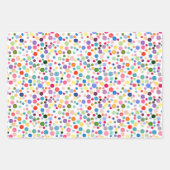 Abstracte driehoek kleurige regenboogStippen Inpakpapier Vel (Voorkant 3)