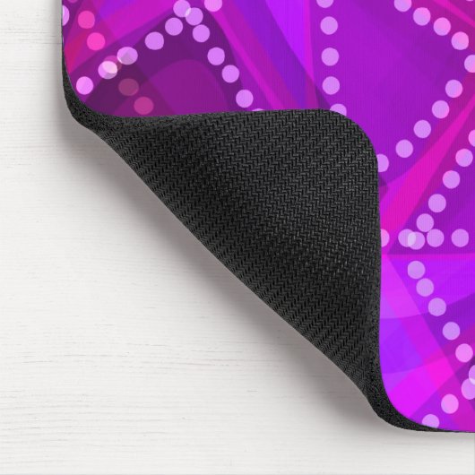 Abstracte driehoek Stippen Art Mousepad Muismat (Hoek)