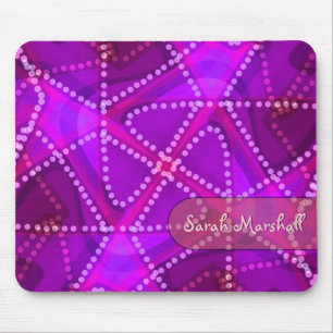Abstracte driehoek Stippen Art Mousepad Muismat