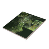 Abstracte driehoek verdraaid evenwicht tegeltje (Zijkant)