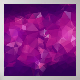Abstracte driehoek violet textuur backaardgrma poster