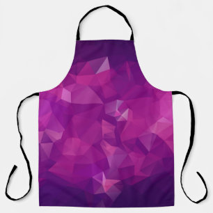 Abstracte driehoek violet textuur backaardgrma schort