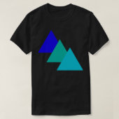 Abstracte driehoeken 1 t-shirt (Design voorkant)