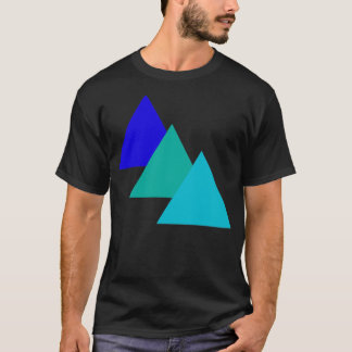 Abstracte driehoeken 1 t-shirt