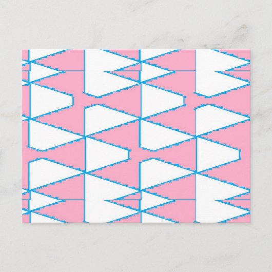 Abstracte driehoeken achtergrond op briefkaart (Voorkant)