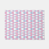 Abstracte driehoeken achtergrond op deurmat (Voorkant)
