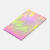 Abstracte driehoeken en rechthoeken post-it® notes (Schuin)