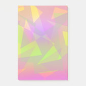 Abstracte driehoeken en rechthoeken post-it® notes (Voorkant)