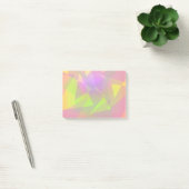 Abstracte driehoeken en rechthoeken post-it® notes (Kantoor)