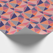 Abstracte driehoeken:  geometrische achtergrond cadeaupapier (Hoek)