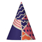 Abstracte driehoeken: geometrische achtergrond feesthoedjes (Links)