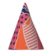 Abstracte driehoeken: geometrische achtergrond feesthoedjes (Rechts)