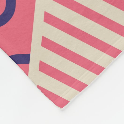 Abstracte driehoeken:  geometrische achtergrond fleece deken (Hoek)