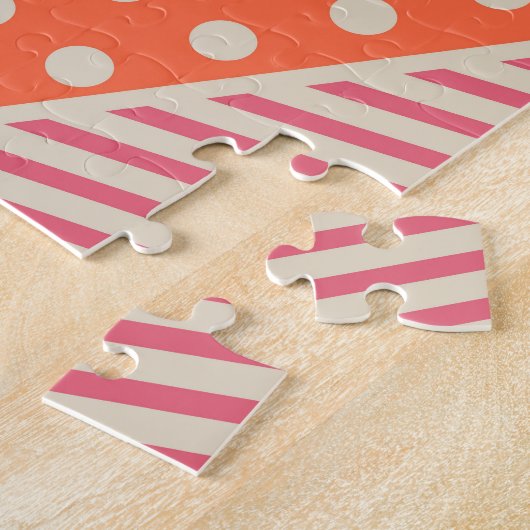 Abstracte driehoeken:  geometrische achtergrond legpuzzel (Zijkant)