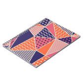 Abstracte driehoeken: geometrische achtergrond notitieboek (Linkerzijde)