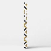 Abstracte driehoeken: Goud Zwart Naadloos Case-Mate iPhone Case (Achterkant / Links)