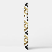 Abstracte driehoeken: Goud Zwart Naadloos Case-Mate iPhone Case (Achterkant / Rechts)