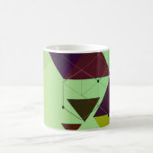 Abstracte driehoeken koffiemok (Center)