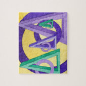 Abstracte driehoeken legpuzzel (Verticaal)