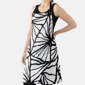 Abstracte driehoeken Lino Print All-Over Print Sch Schort (Insitu)