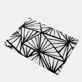 Abstracte driehoeken Lino Print Deurmat (Schuin)