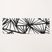 Abstracte driehoeken Lino Print Yoga Mat (Voorkant (horizontaal))