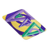 Abstracte driehoeken magneet (Rechterzijde)