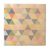 Abstracte driehoeken Modern Fade Geometric Pattern Tegeltje (Voorkant)
