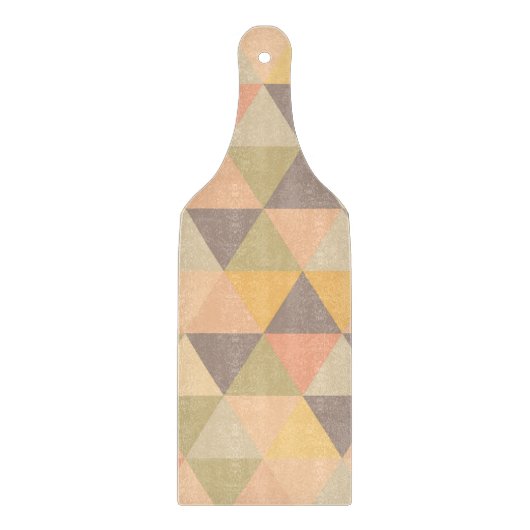 Abstracte driehoeken Modern Geometrisch Patroon me Snijplank (Voorkant)