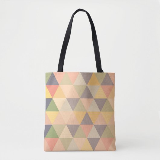 Abstracte driehoeken Modern Geometrisch Patroon me Tote Bag (Voorkant)