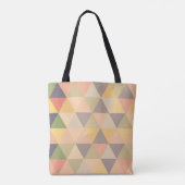 Abstracte driehoeken Modern Geometrisch Patroon me Tote Bag (Achterkant)