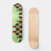 Abstracte Driehoeken Skateboard (Voorkant)