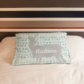 Abstracte driehoeken voor speciale touwtjes voor d kussensloop