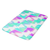 Abstracte driehoeken vormen geometrische afdrukpat badmat (Gekanteld)