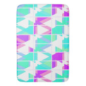 Abstracte driehoeken vormen geometrische afdrukpat badmat (Voorkant Verticaal)