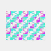 Abstracte driehoeken vormen geometrische afdrukpat fleece deken (Voorkant (Horizontaal))