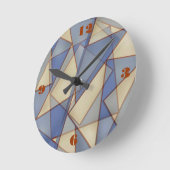 Abstracte driehoekige wandklok (Hoek)