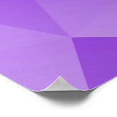 Abstracte Driehoekskunst - Rode Tinten Poster (Hoek)