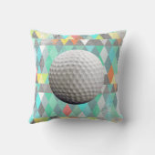 Abstracte driekwart kogellagerplaat kussen (Achterkant)