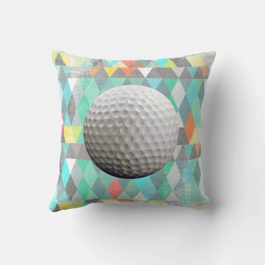 Abstracte driekwart kogellagerplaat kussen (Achterkant)