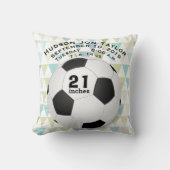 Abstracte driekwart-sokbalkafhaalrecord kussen (Voorkant)