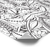 Abstracte driepartijendwars 2 poster (Hoek)